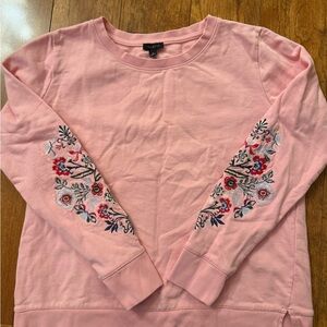 Talbots Soft Pink Crew Neck Top